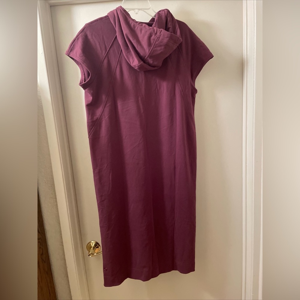 athleta hooded dress sz s